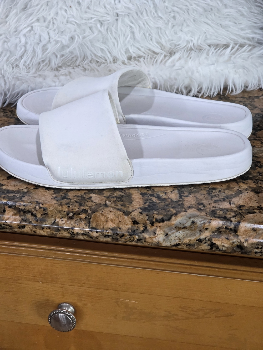 Lululemon Women’s White Slide Sandals